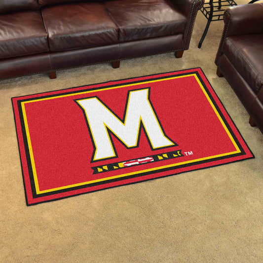 Maryland Terrapins 4ft. x 6ft. Plush Area Rug - Maryland
