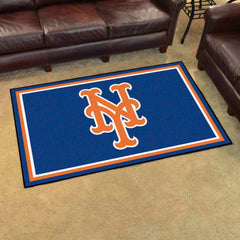 New York Mets 4ft. x 6ft. Plush Area Rug - New York Mets