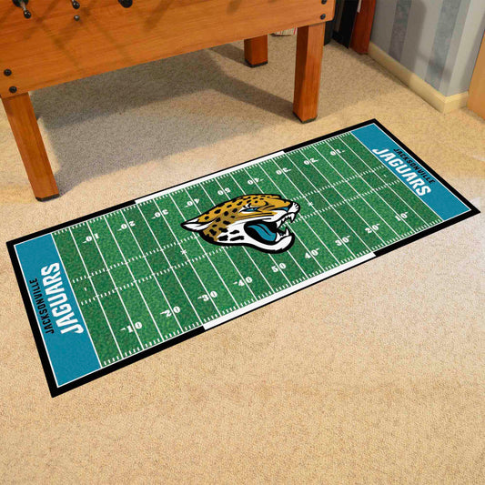 Jacksonville Jaguars Field Runner Mat - 30in. x 72in. - Jacksonville Jaguars