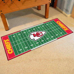 Kansas City Chiefs Field Runner Mat - 30in. x 72in. - Kansas City Chiefs