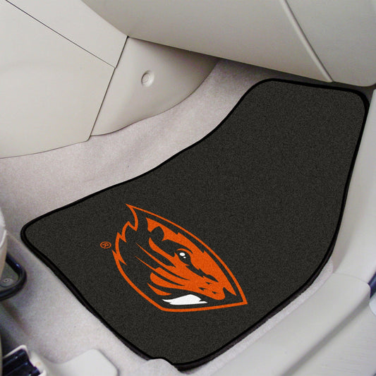Oregon State Beavers Front Carpet Car Mat Set - 2 Pieces - Oregon State