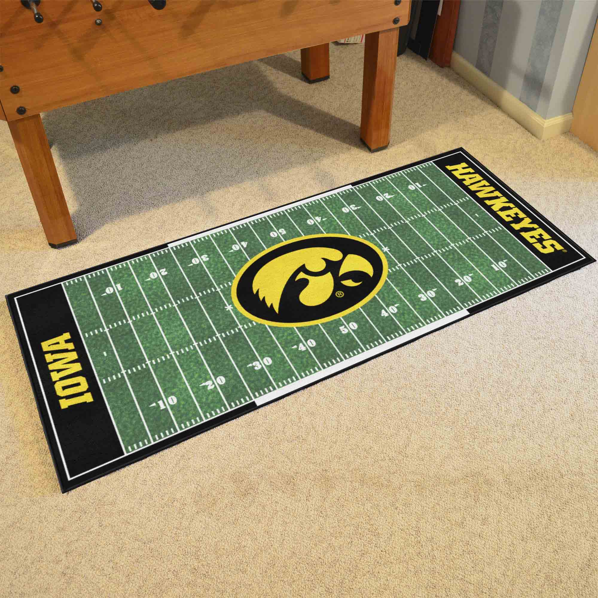 Iowa Hawkeyes Field Runner Mat - 30in. x 72in. - Iowa