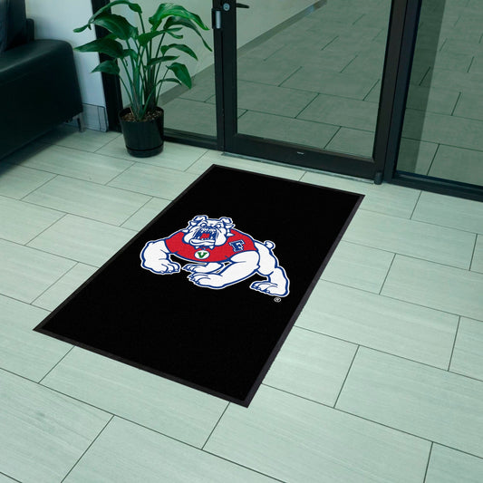 Fresno State 3X5 High-Traffic Mat with Durable Rubber Backing - Portrait Orientation - Fresno State