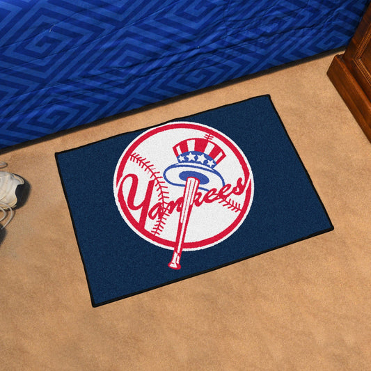 New York Yankees Starter Mat Accent Rug - 19in. x 30in. - New York Yankees