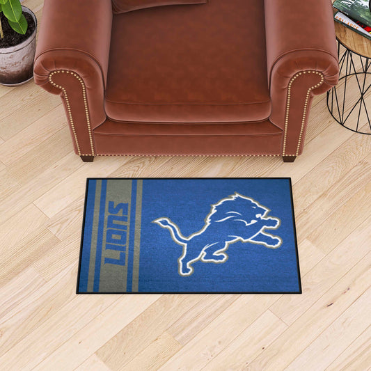 Detroit Lions Starter Mat Accent Rug Uniform Style - 19in. x 30in. - Detroit Lions
