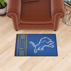 Detroit Lions Starter Mat Accent Rug Uniform Style - 19in. x 30in. - Detroit Lions