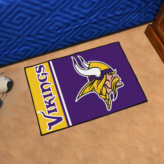 Minnesota Vikings Starter Mat Accent Rug Uniform Style - 19in. x 30in.