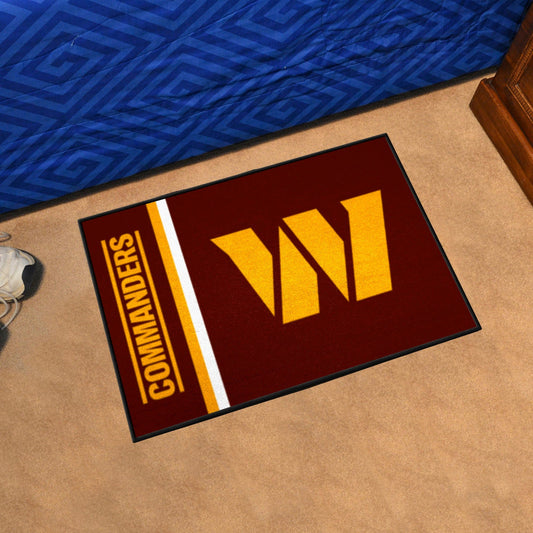 Washington Commanders Starter Mat Accent Rug Uniform Style - 19in. x 30in.