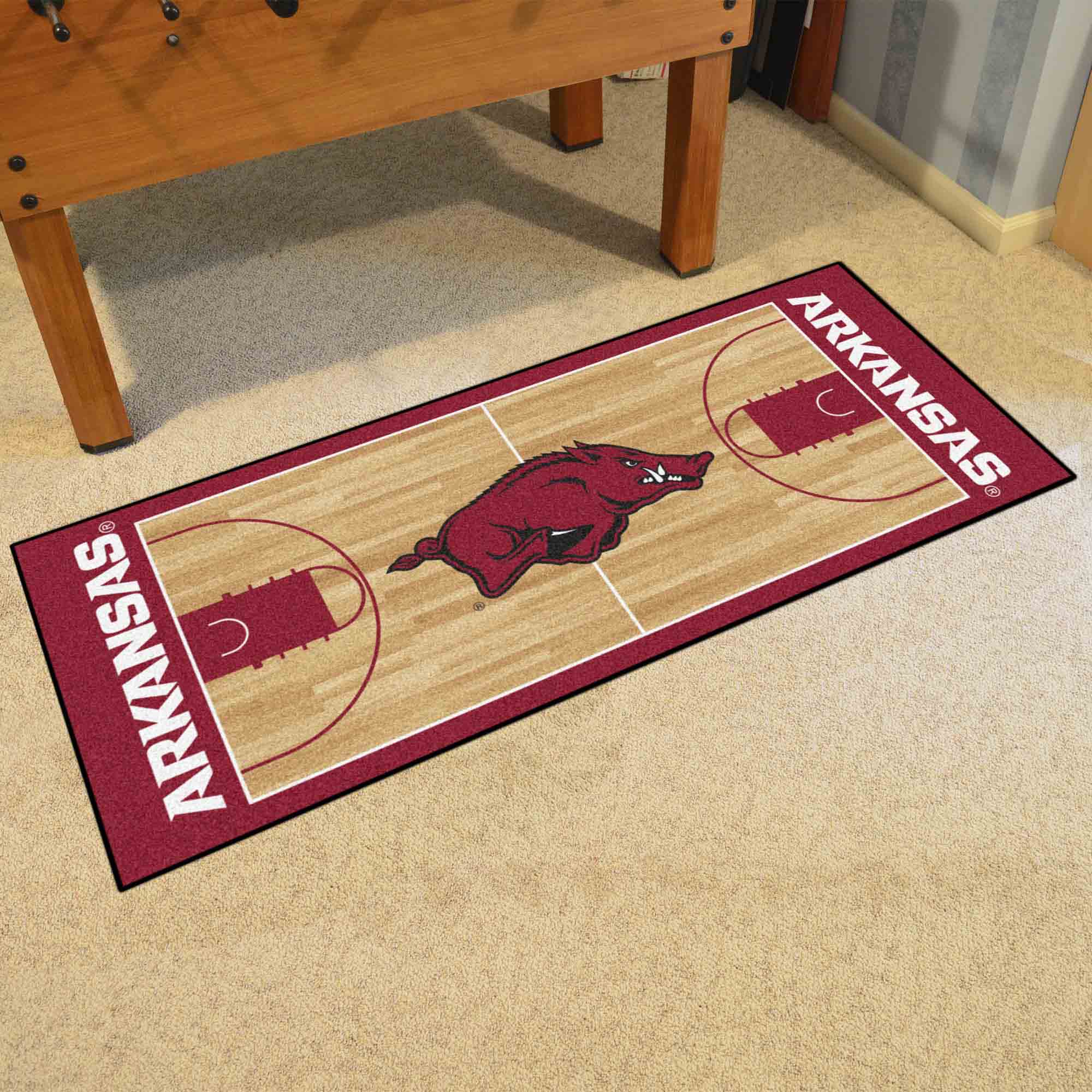 Arkansas Razorbacks Court Runner Rug - 30in. x 72in. - Arkansas