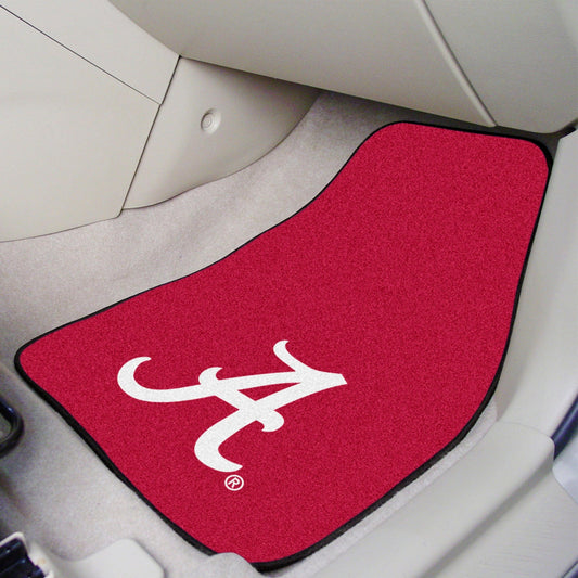 Alabama Crimson Tide Front Carpet Car Mat Set - 2 Pieces - Alabama