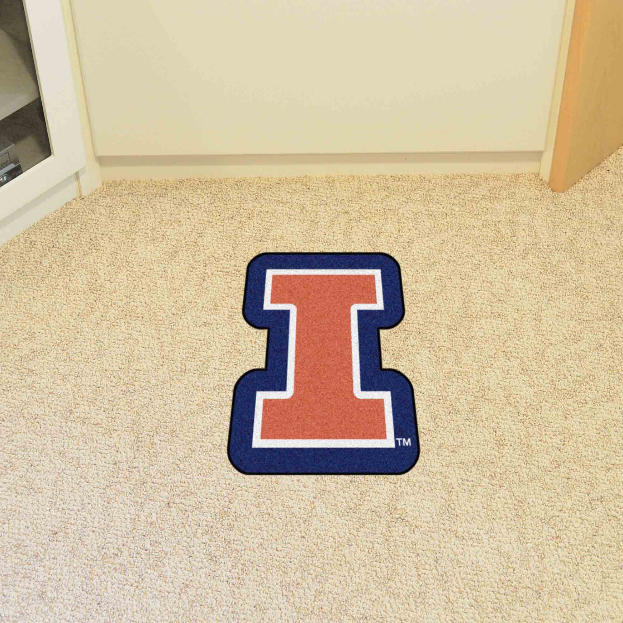Illinois Illini Mascot Rug - Illinois