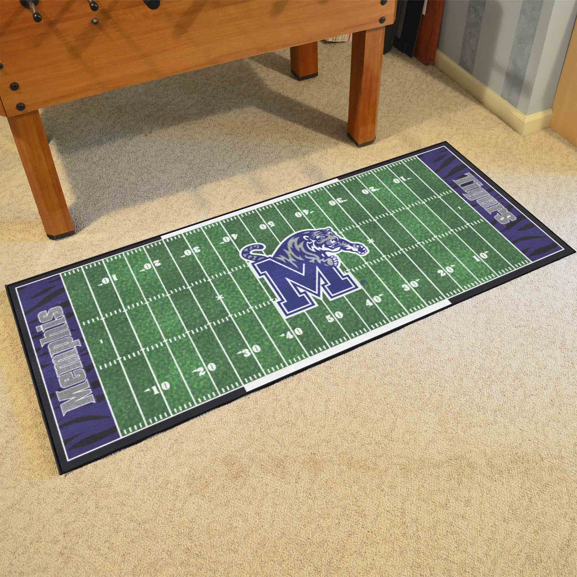 Memphis Tigers Field Runner Mat - 30in. x 72in. - Memphis