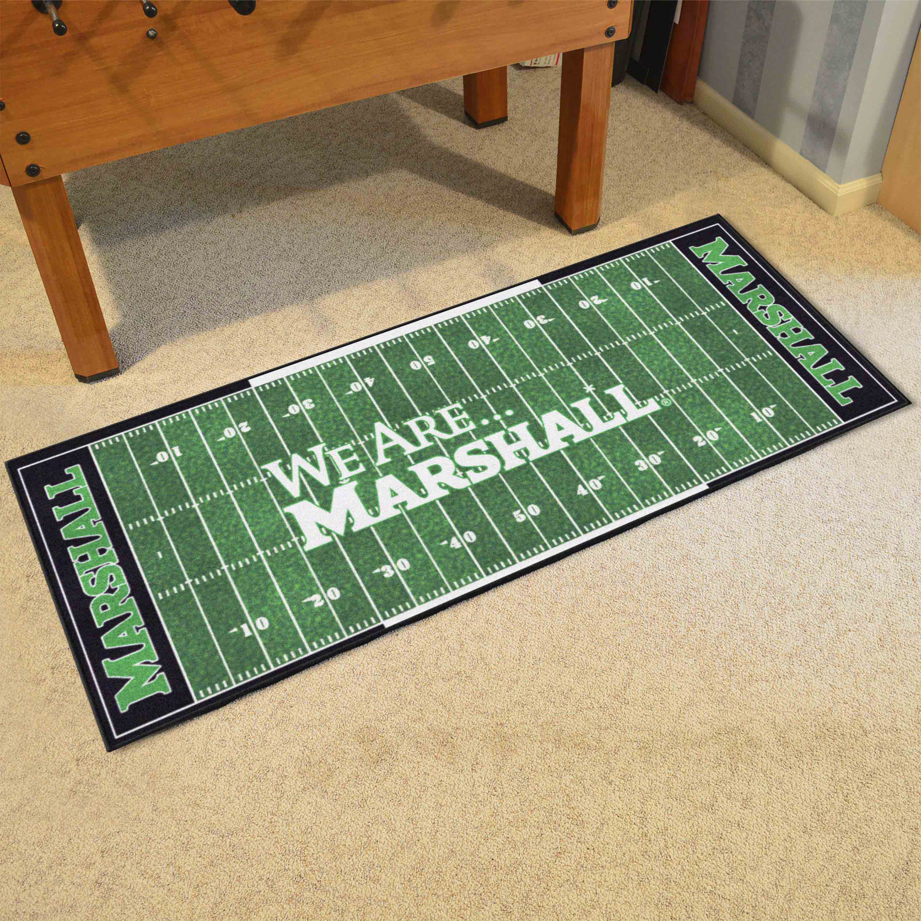 Marshall Thundering Herd Field Runner Mat - 30in. x 72in. - Marshall