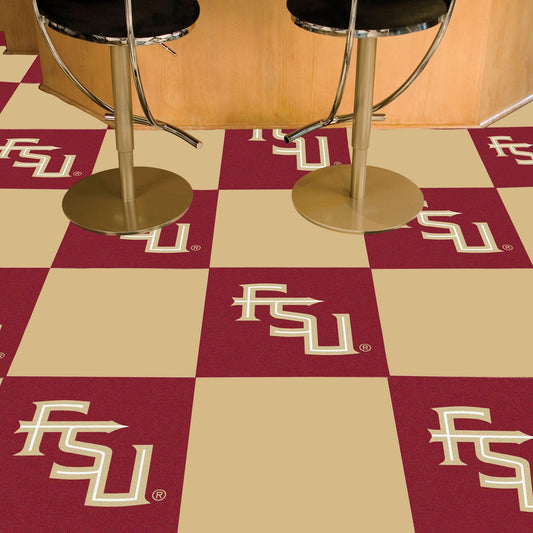 Florida State Seminoles Team Carpet Tiles - 45 Sq Ft. - Florida State