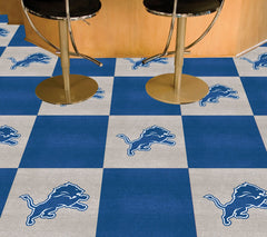 Detroit Lions Team Carpet Tiles - 45 Sq Ft. - Detroit Lions