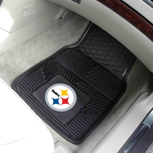 Pittsburgh Steelers Heavy Duty Car Mat Set - 2 Pieces - Pittsburgh Steelers