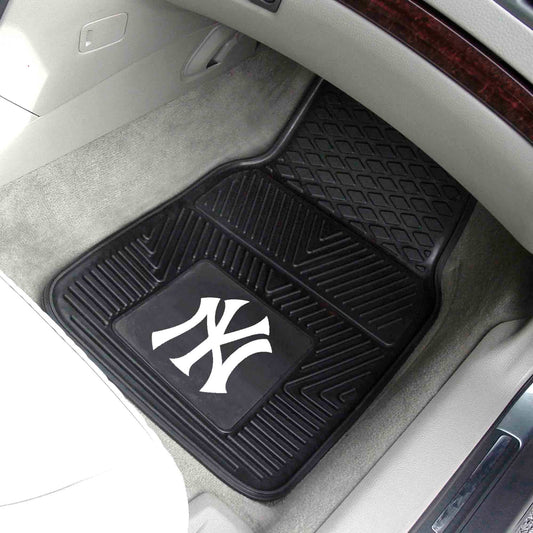 New York Yankees Heavy Duty Car Mat Set - 2 Pieces - New York Yankees
