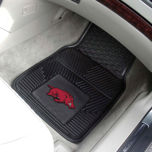 Arkansas Razorbacks Heavy Duty Car Mat Set - 2 Pieces - Arkansas
