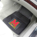 Maryland Terrapins Heavy Duty Car Mat Set - 2 Pieces - Maryland