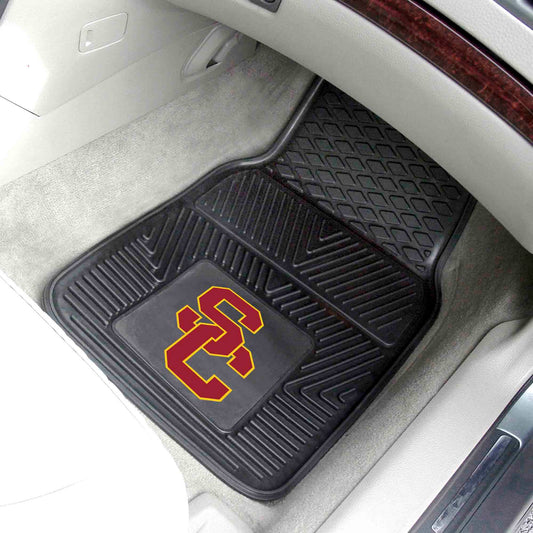 Southern California Trojans Heavy Duty Car Mat Set - 2 Pieces