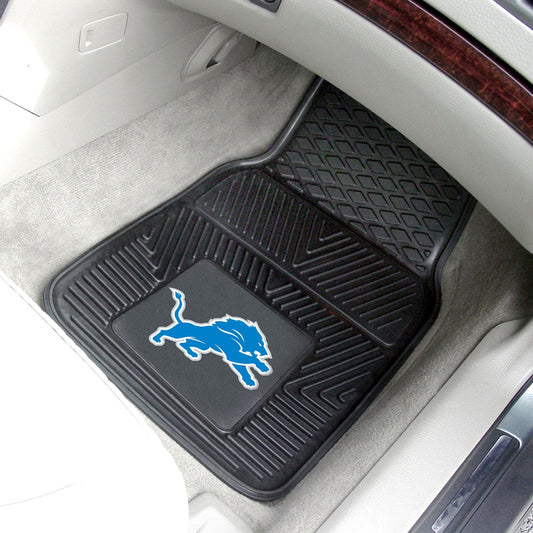 Detroit Lions Heavy Duty Car Mat Set - 2 Pieces - Detroit Lions