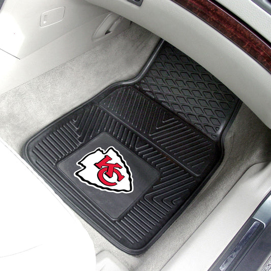 Kansas City Chiefs Heavy Duty Car Mat Set - 2 Pieces - Kansas City Chiefs