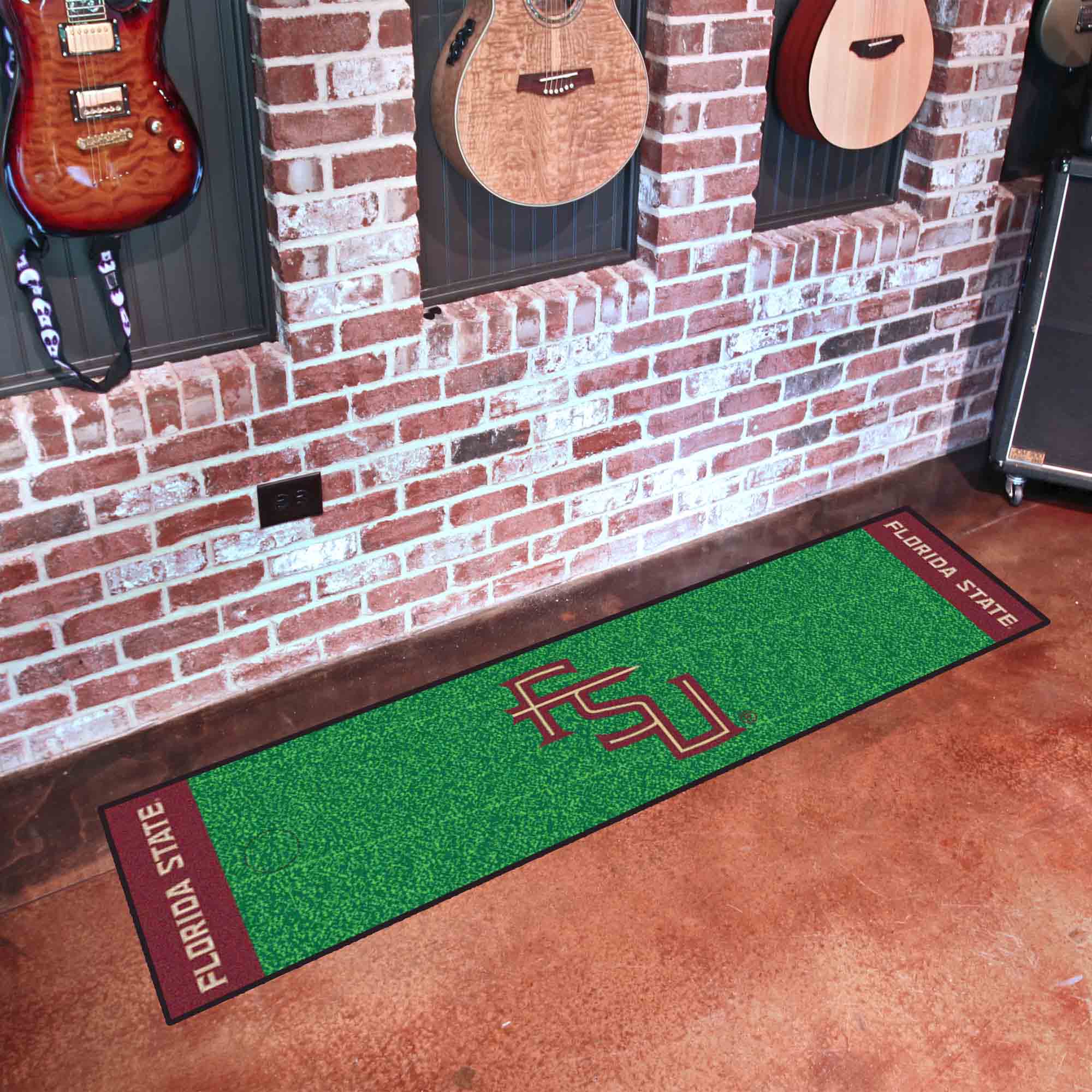 Florida State Seminoles Putting Green Mat - 1.5ft. x 6ft. - Florida State
