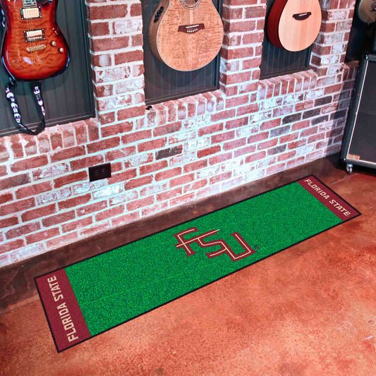 Florida State Seminoles Putting Green Mat - 1.5ft. x 6ft. - Florida State