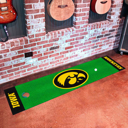 Iowa Hawkeyes Putting Green Mat - 1.5ft. x 6ft. - Iowa