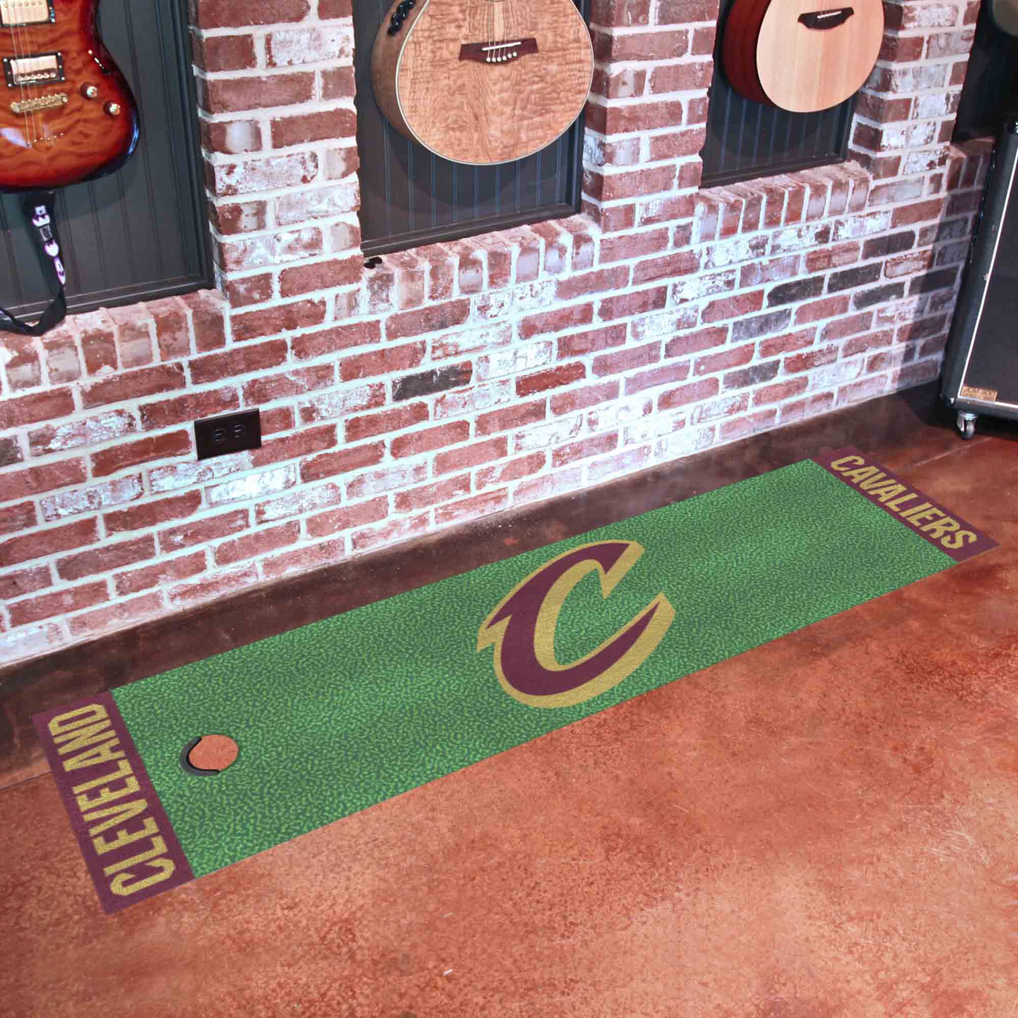 Cleveland Cavaliers Putting Green Mat - 1.5ft. x 6ft. - Cleveland Cavaliers