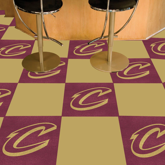 Cleveland Cavaliers Team Carpet Tiles - 45 Sq Ft. - Cleveland Cavaliers