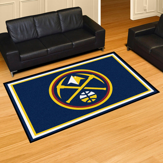Denver Nuggets 5ft. x 8 ft. Plush Area Rug - Denver Nuggets