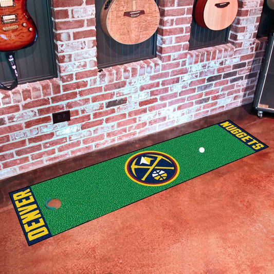 Denver Nuggets Putting Green Mat - 1.5ft. x 6ft. - Denver Nuggets