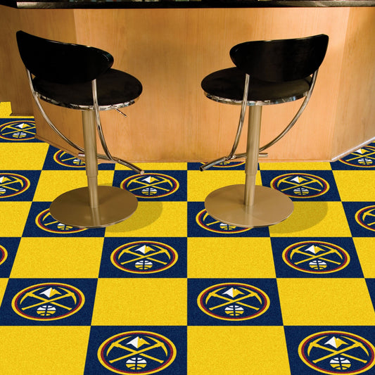 Denver Nuggets Team Carpet Tiles - 45 Sq Ft. - Denver Nuggets