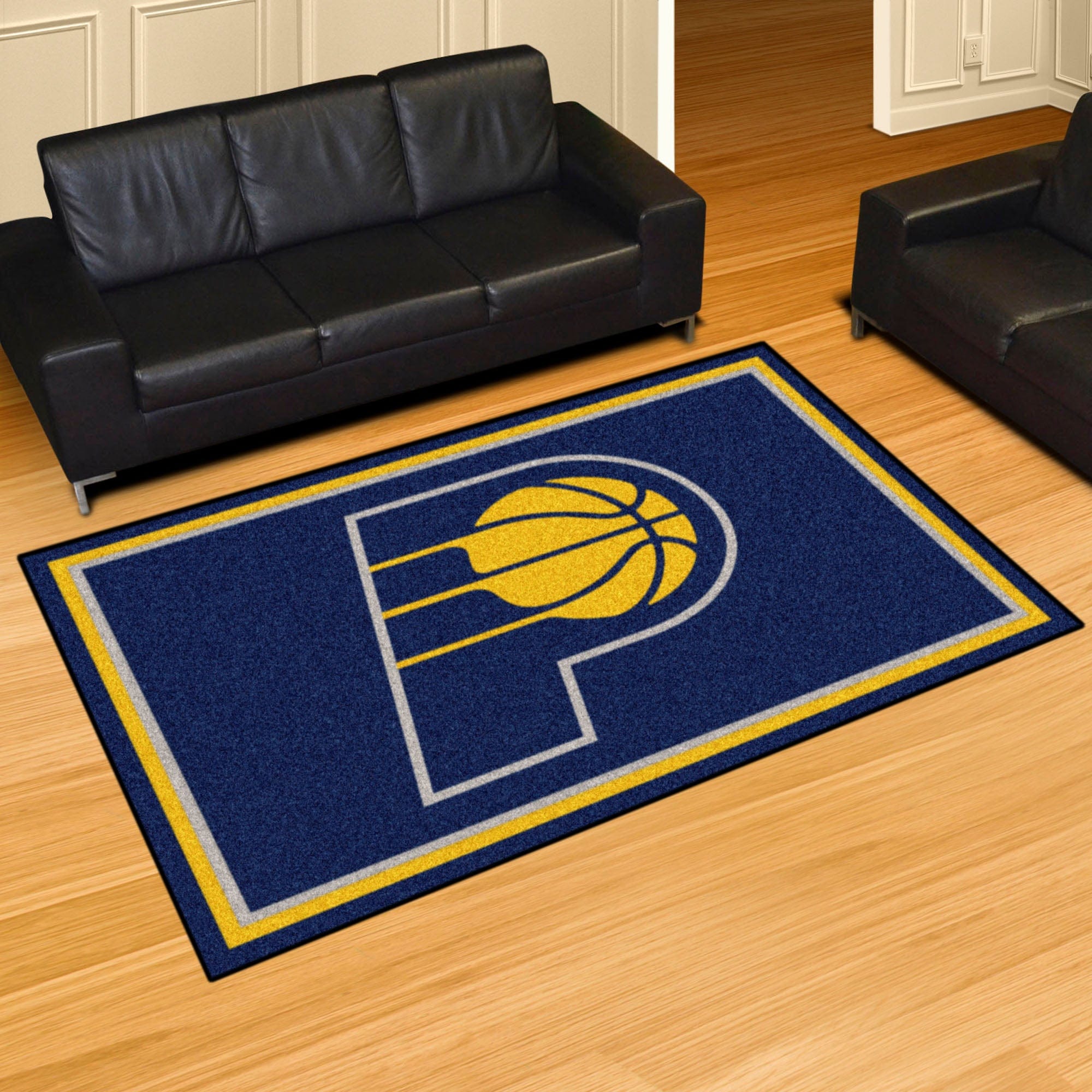 Indiana Pacers 5ft. x 8 ft. Plush Area Rug - Indiana Pacers