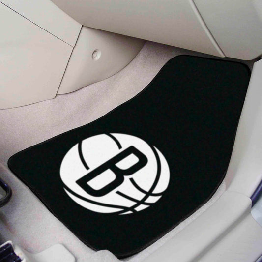 Brooklyn Nets Front Carpet Car Mat Set - 2 Pieces - Brooklyn Nets