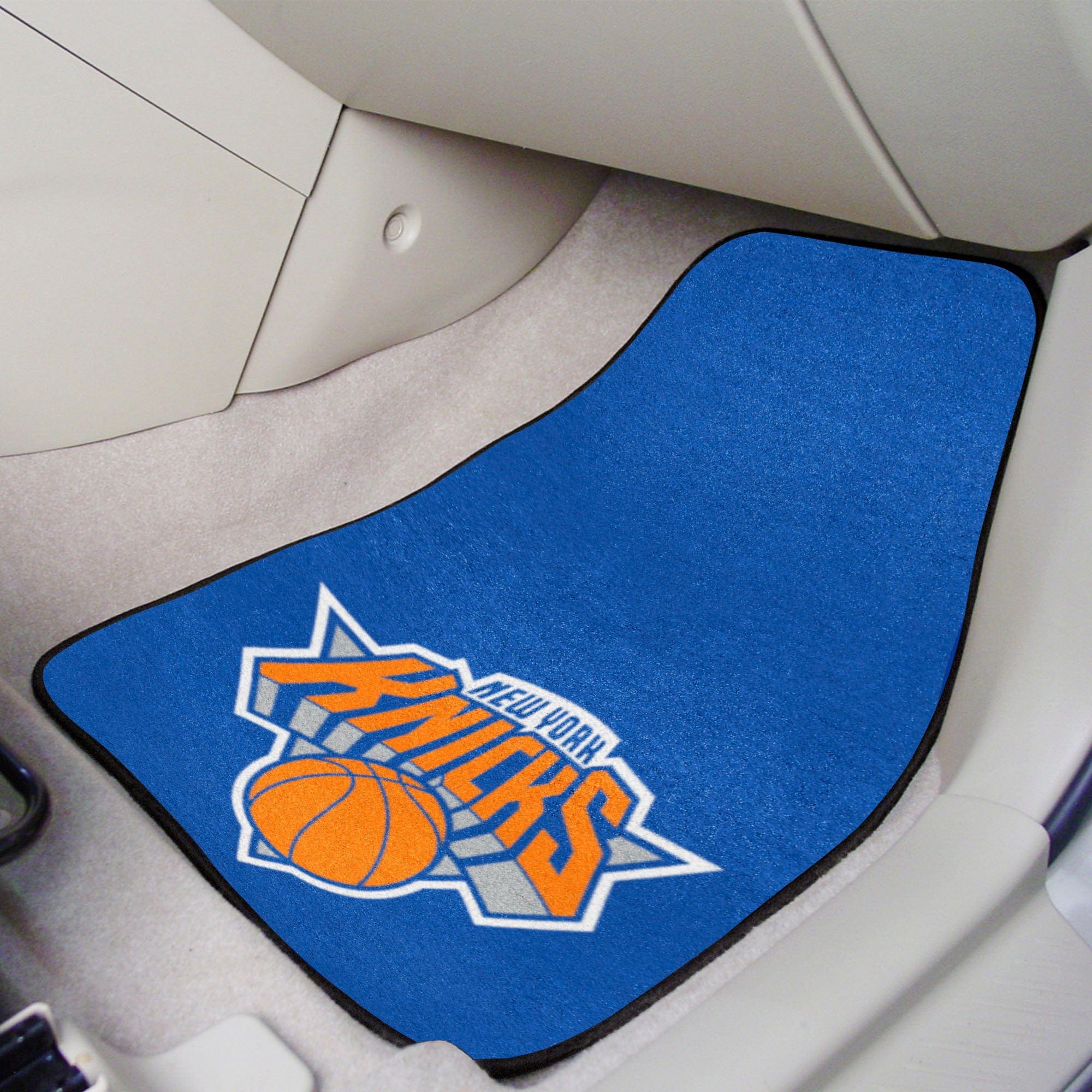 New York Knicks Front Carpet Car Mat Set - 2 Pieces - New York Knicks