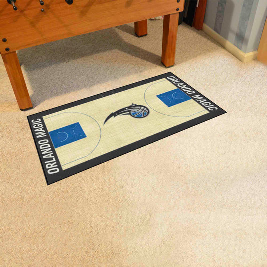 Orlando Magic Large Court Runner Rug - 30in. x 54in. - Orlando Magic