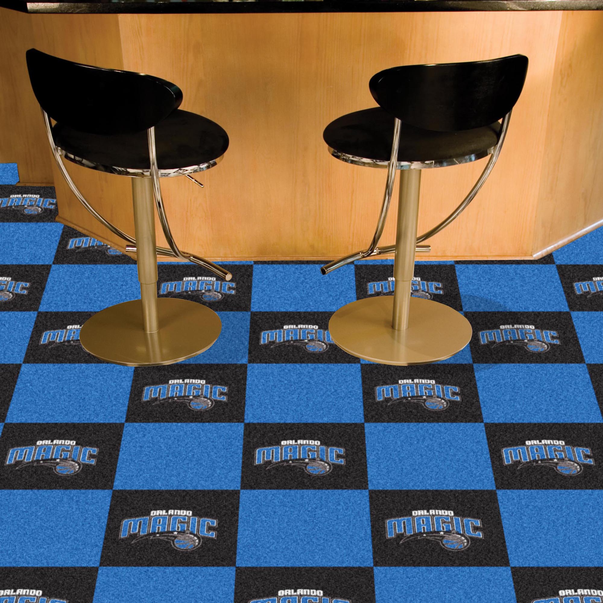 Orlando Magic Team Carpet Tiles - 45 Sq Ft. - Orlando Magic
