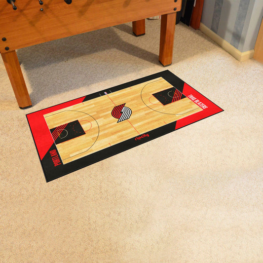 Portland Trail Blazers Large Court Runner Rug - 30in. x 54in. - Portland Trail Blazers