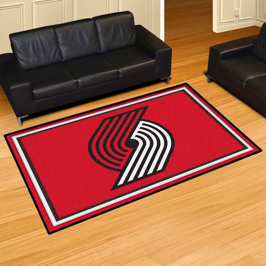 Portland Trail Blazers 5ft. x 8 ft. Plush Area Rug - Portland Trail Blazers