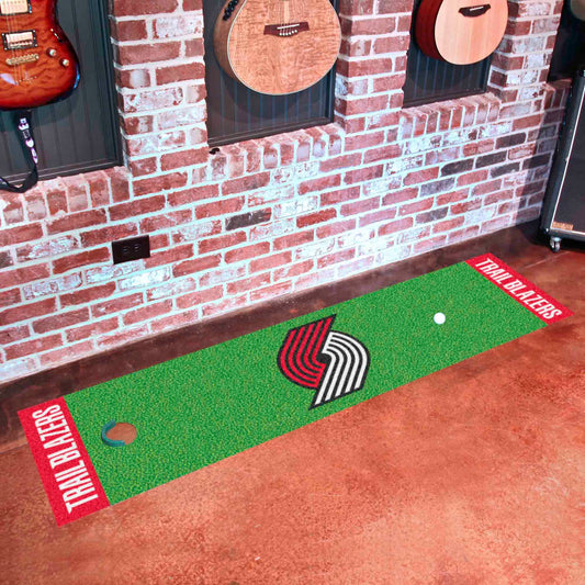 Portland Trail Blazers Putting Green Mat - 1.5ft. x 6ft. - Portland Trail Blazers