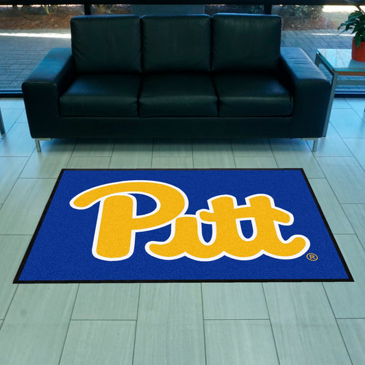 Pitt4X6 High-Traffic Mat with Durable Rubber Backing - Landscape Orientation - Pitt