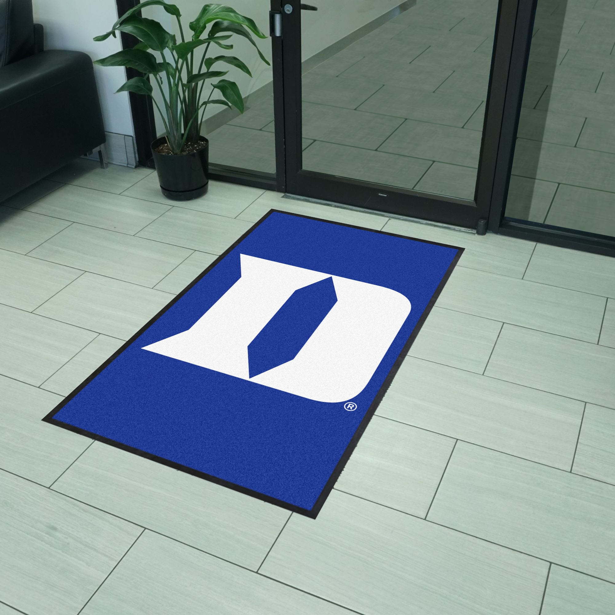 Duke 3X5 High-Traffic Mat with Durable Rubber Backing - Portrait Orientation - Duke