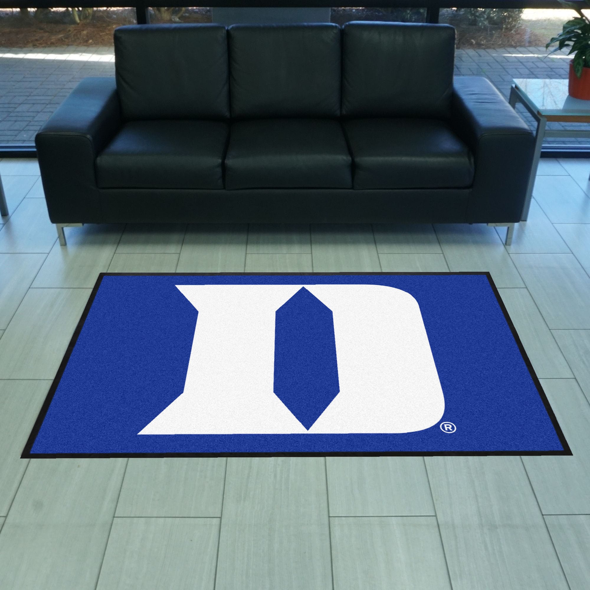 Duke4X6 High-Traffic Mat with Durable Rubber Backing - Landscape Orientation - Duke