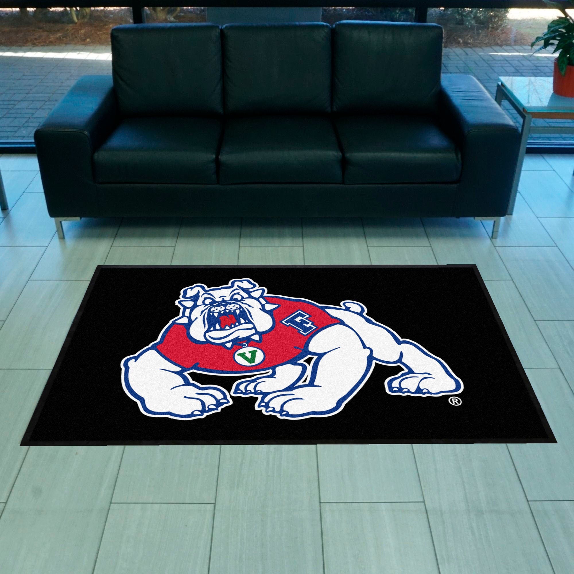 Fresno State 4X6 High-Traffic Mat with Durable Rubber Backing - Landscape Orientation - Fresno State