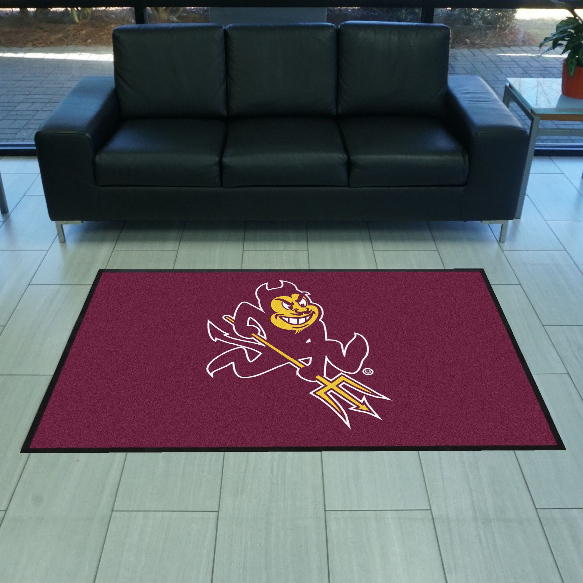 Arizona State 4X6 High-Traffic Mat with Durable Rubber Backing - Landscape Orientation - Arizona State