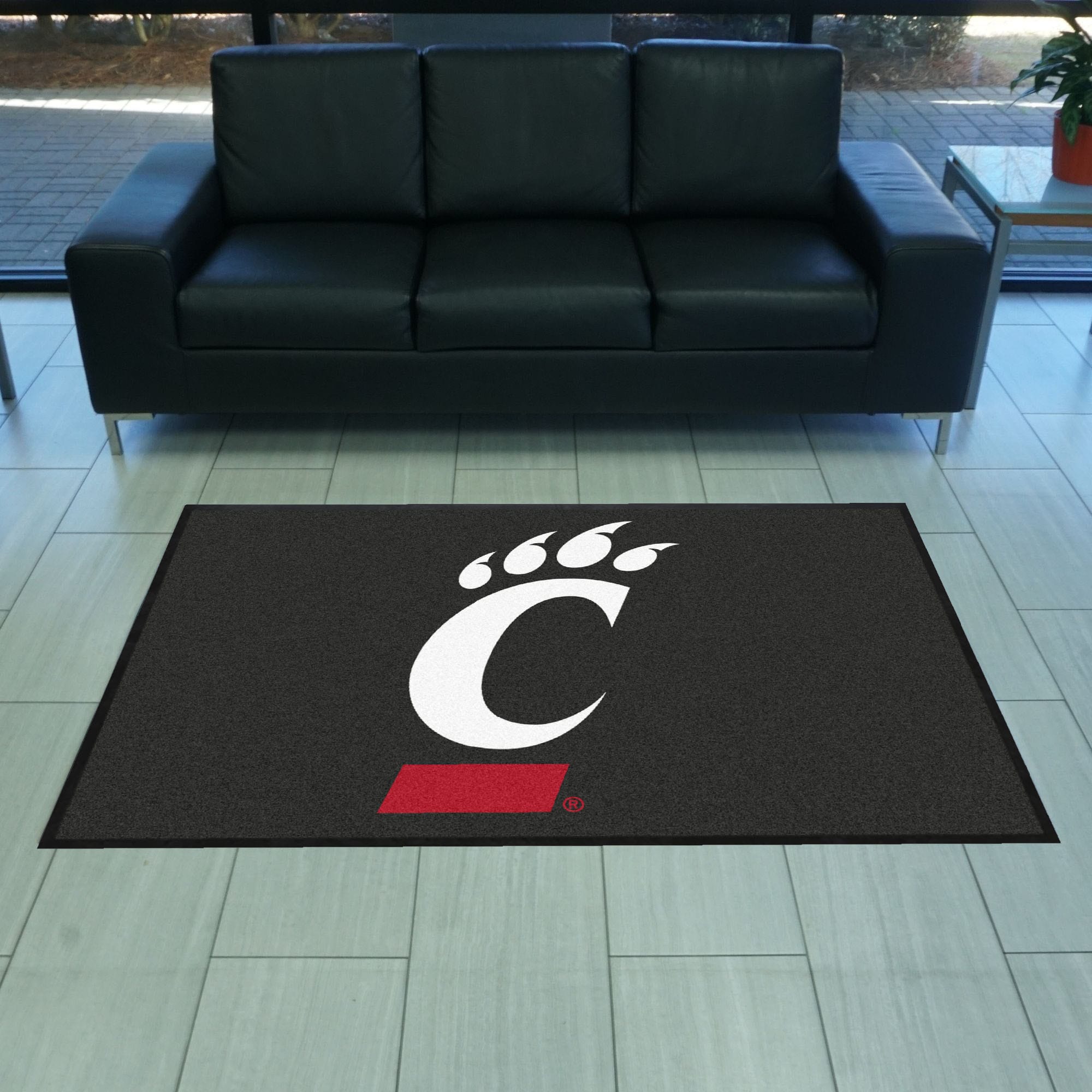 Cincinnati 4X6 High-Traffic Mat with Durable Rubber Backing - Landscape Orientation - Cincinnati