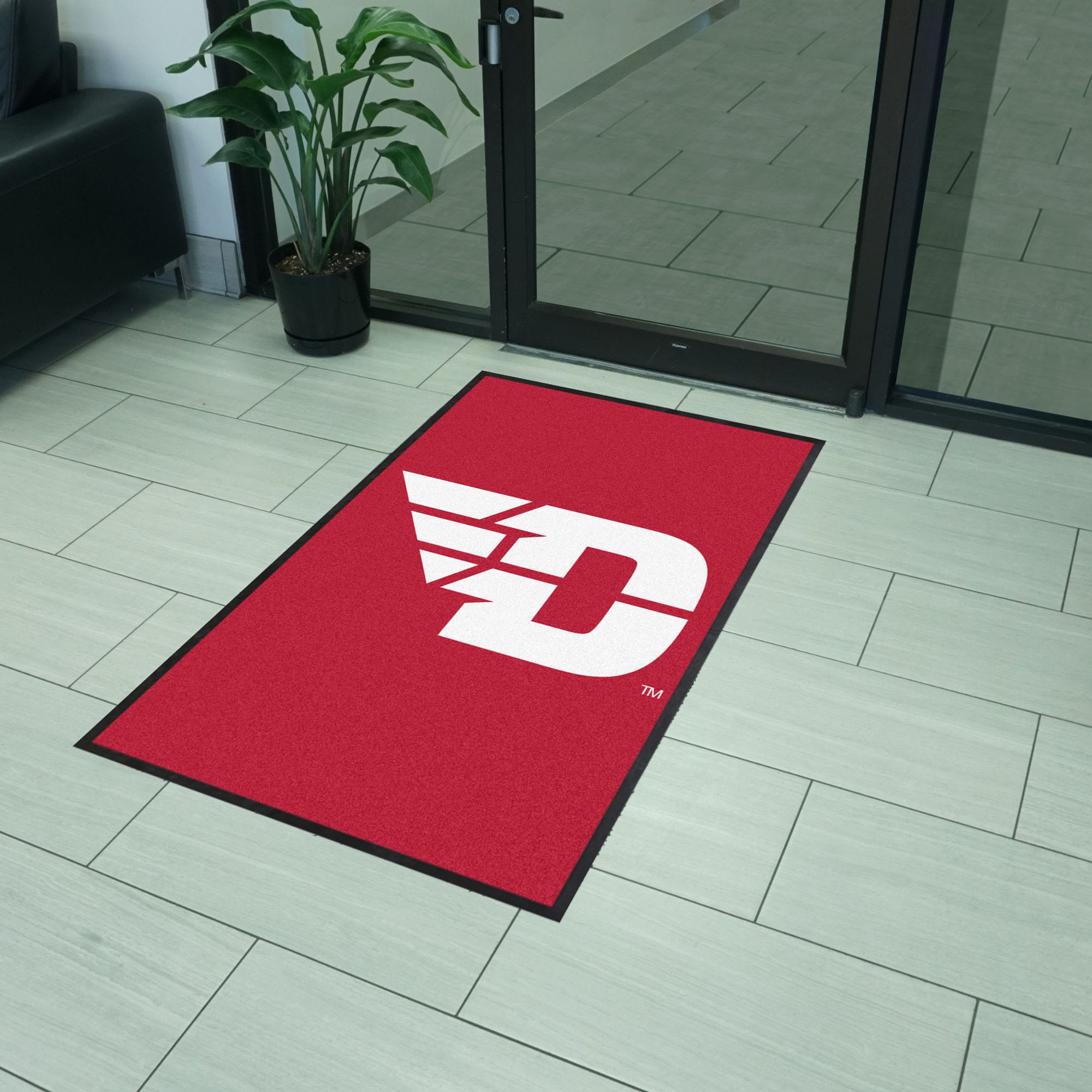 Dayton 3X5 High-Traffic Mat with Durable Rubber Backing - Portrait Orientation - Dayton