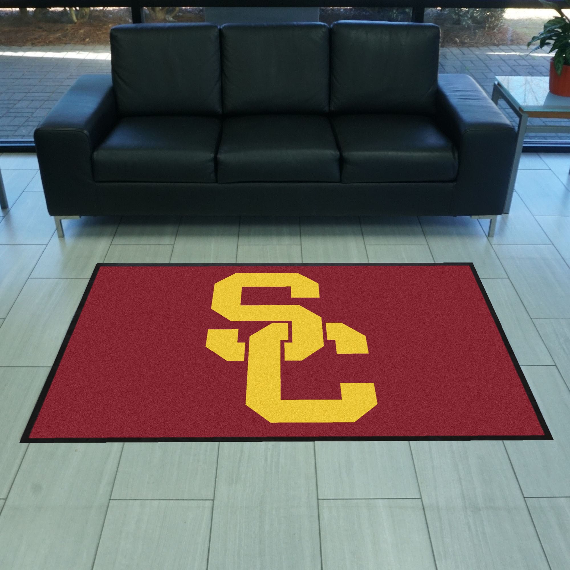 Southern California4X6 High-Traffic Mat with Durable Rubber Backing - Landscape Orientation